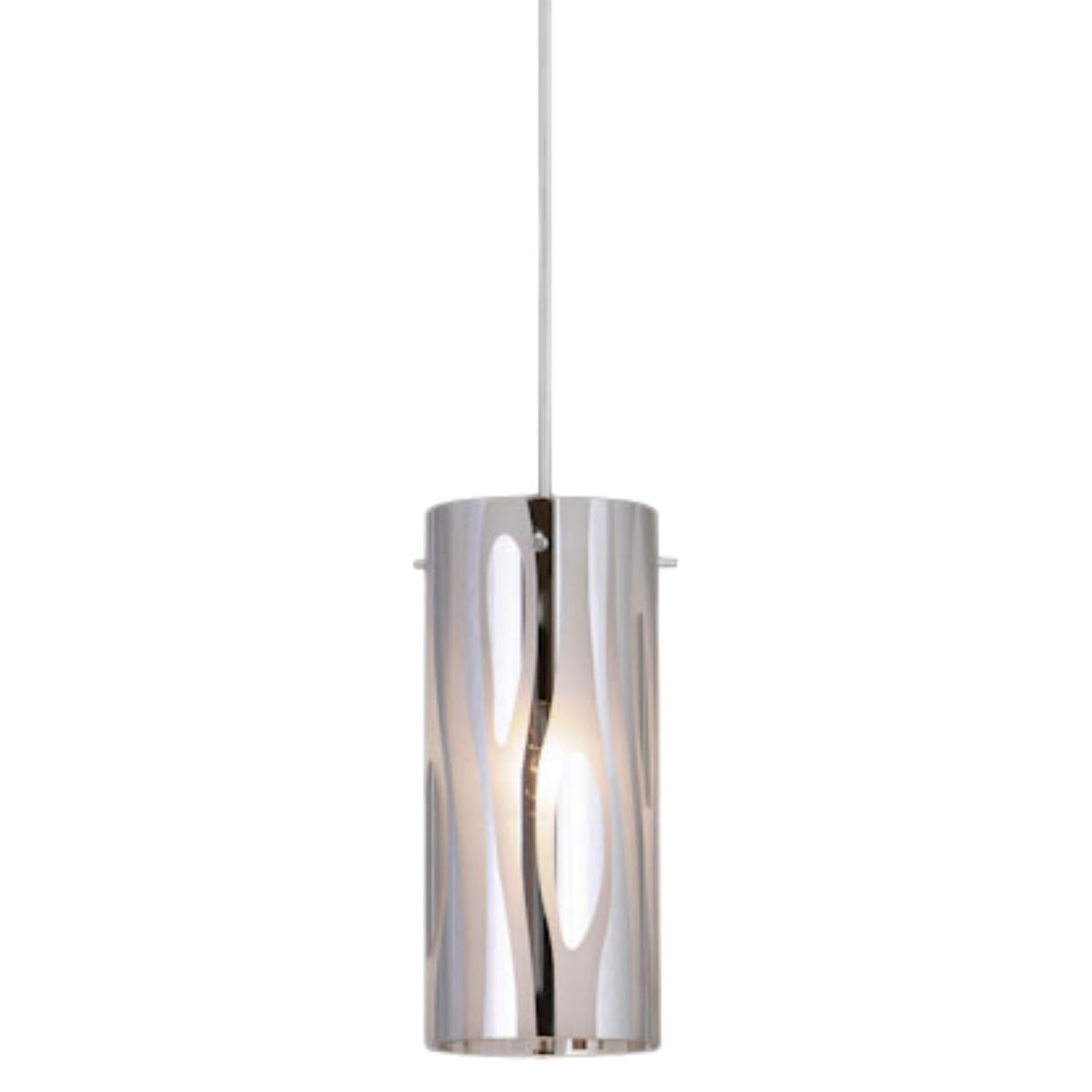 Wisząca lampa nad stół Triplet MDM1575 1CR Italux tuba chrom MLAMP pl