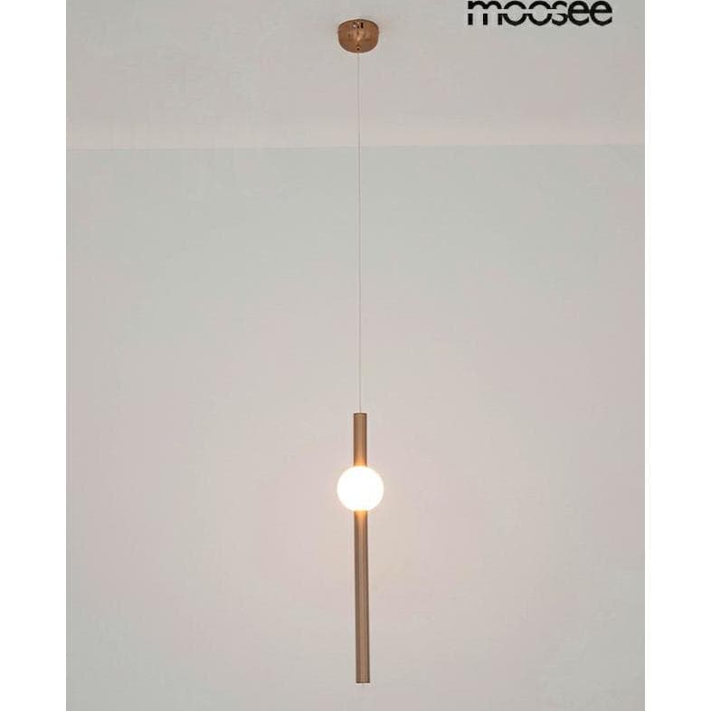 Wisząca lampa kula Libra MSE010100219 BRASS Moosee LED 8W 3000K mosiądz