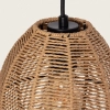 Potrójna lampa zwis Boho ABR-LW9-BH-E27 Abruzzo pleciona brązowy