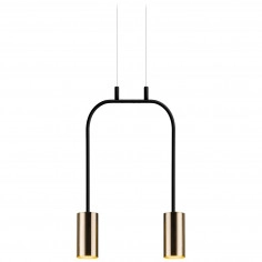 LAMPA wisząca VAI 0289 Amplex loftowa OPRAWA metalowe tuby ZWIS na listwie hygge czarne złote