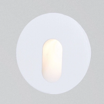 Wpuszczana lampa schodowa Lesel 002 100201102 Elkim LED 1W 3000K biała