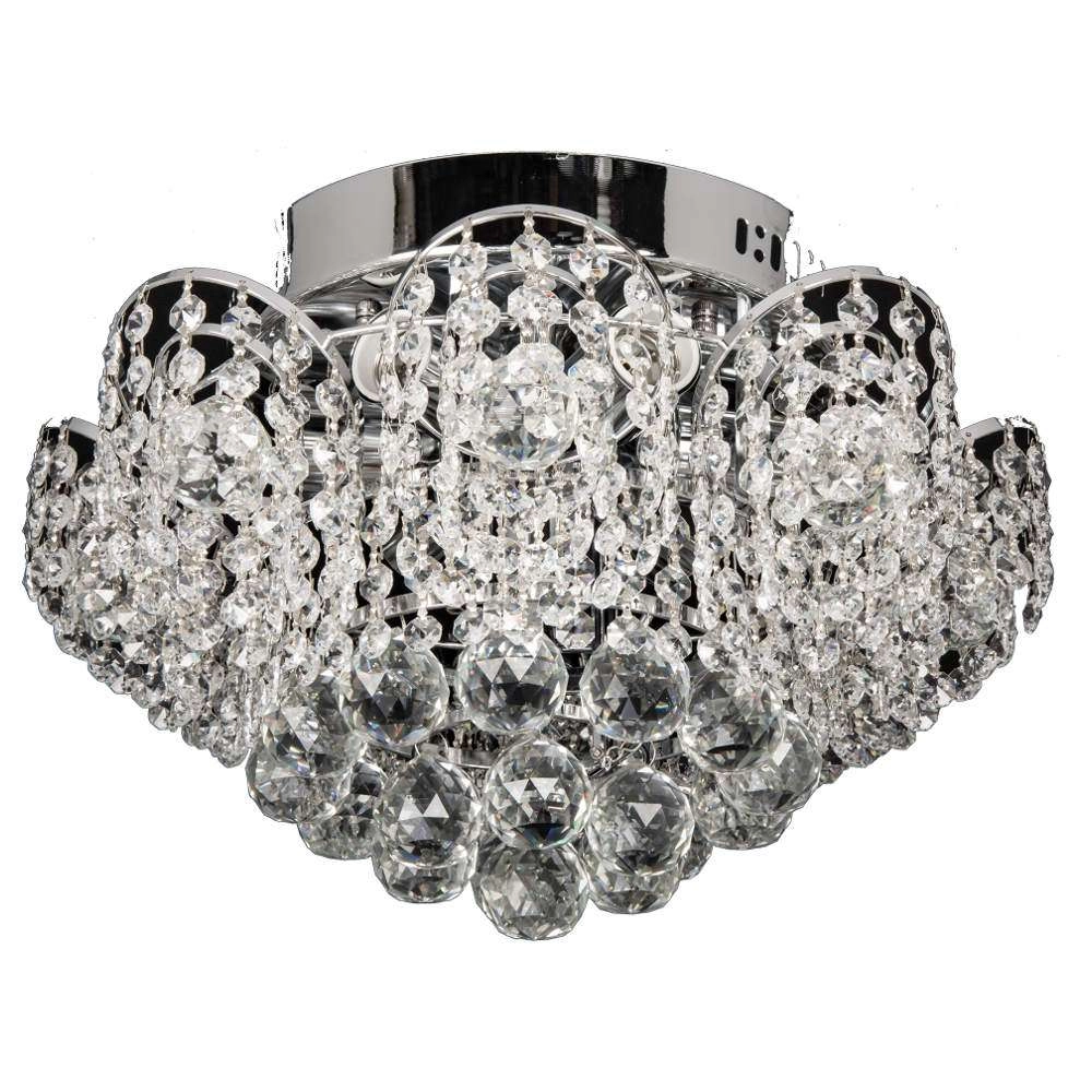 Plafon Lampa Sufitowa Ven W E Kryszta Owa Oprawa Glamour Led