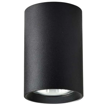 Downlight LAMPA sufitowa MANACOR LP-232/1D - 90 czarne Light Prestige metalowa OPRAWA tuba spot czarny