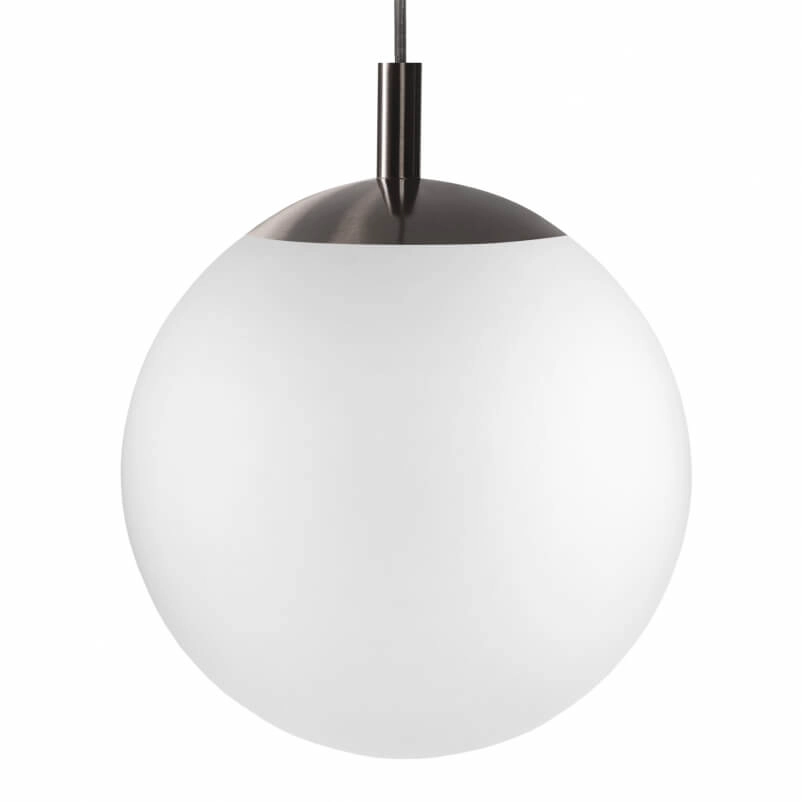 Kulista lampa wisząca ALUR 11138120 Kaspa kula ball biała czarna czarny