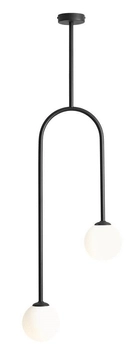 Salonowa lampa przysufitowa Nave 1088PL_H1 czarna biała
