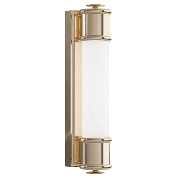 Złota lampa do łazienki Omi Parette ledowy kinkiet 6W tuba