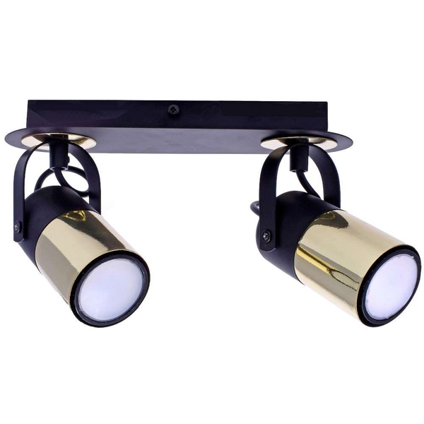 LAMPA sufitowa WILSON MLP4851 Milagro regulowana OPRAWA metalowa plafon reflektorki industrialne czarne mosiądz