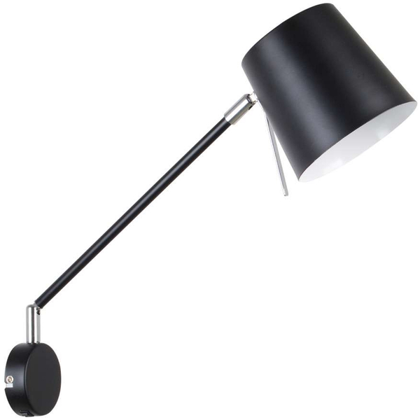 Kinkiet LAMPA ścienna KILLY 21-73914 Candellux metalowa OPRAWA reflektorek na wysięgniku regulowany czarny