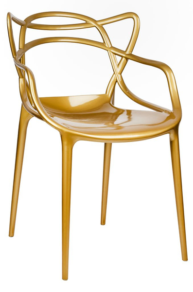Krzesło do salonu Luxo 173-APP1.GOLD złoty połysk