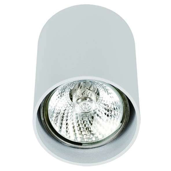 Downlight LAMPA sufitowa Kika Bianco PL Orlicki Design natynkowa OPRAWA tuba metalowa biała