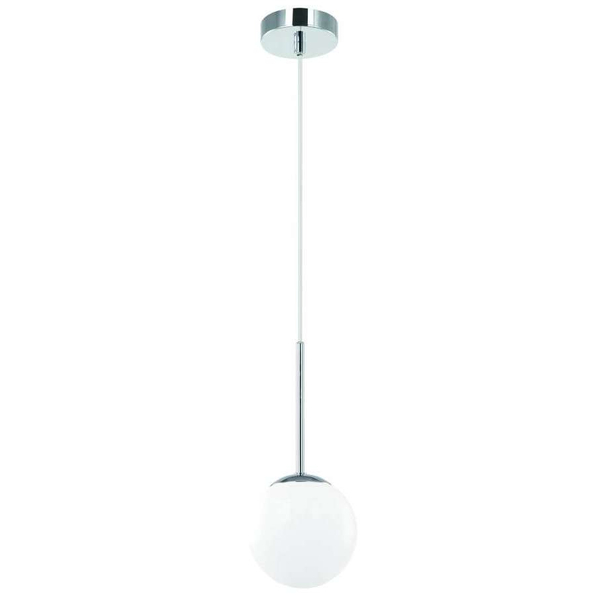 Loftowa LAMPA wisząca Bao I Cromo IP44 Orlicki Design łazienkowa OPRAWA szklana kula ZWIS ball IP44 chrom biały