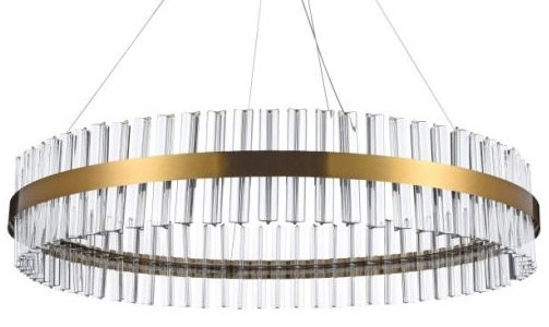 Wisząca lampa glamour Francesca AZ5262 LED 50W mosiądz
