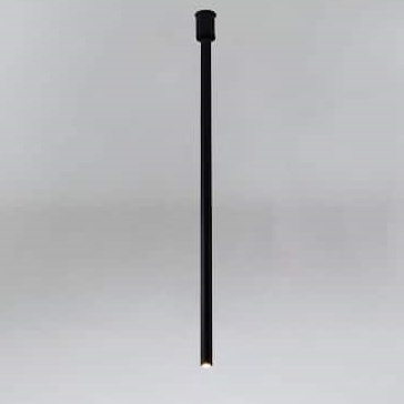 Minimalistyczna lampa sufitowa ALHA N 9240 metalowa do salonu czarna