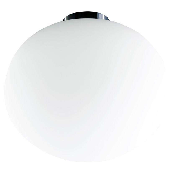 Plafon LAMPA sufitowa Palla 40 Orlicki Design szklana OPRAWA kula ball biała