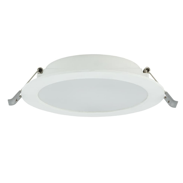 Okrągła lampa sufitowa Mykonos 10537 Nowodvorski LED 10W 3000K wpustowa biała