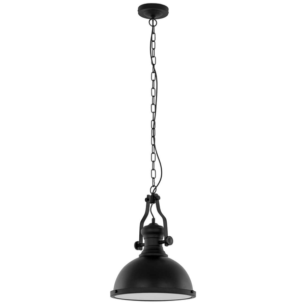Industrialna LAMPA wisząca MAEVA MDM-2569/1 Italux metalowa OPRAWA zwis loft czarny