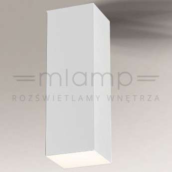LAMPA sufitowa SUWA 7723 Shilo prostokątna OPRAWA downlight do łazienki IP44 biała