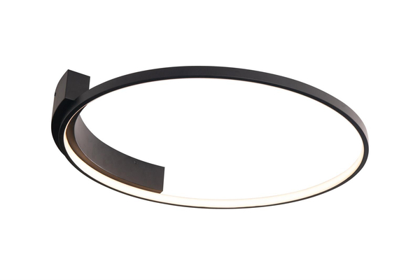 LAMPA sufitowa VELVET C0198 Maxlight metalowa OPRAWA pierścień LED 38W 3000K ring czarny