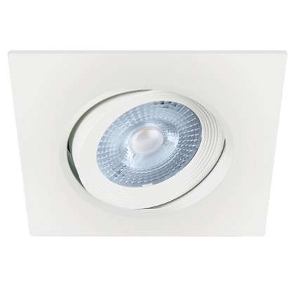 Wpust LAMPA sufitowa MONI 03230 Ideus regulowana OPRAWA kwadratowa LED 5W 3000K schodowa biała