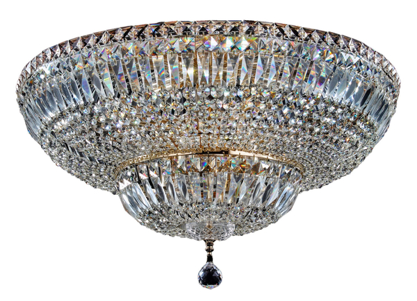 Plafoniera LAMPA glamour BASFOR DIA100-CL-16-G Maytoni kryształowa OPRAWA plafon kulisty pałacowy przezroczysty