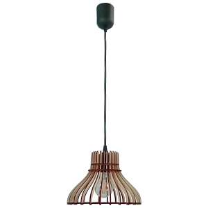 LAMPA wisząca 137623612731 TEAM ekologiczna LAMPA drewniany ZWIS klatka