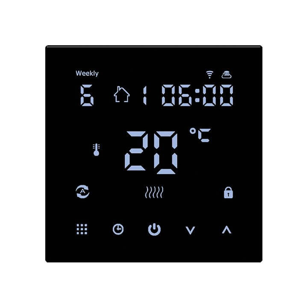 Termostat  z ekranem LCD TVT-45-C regulacja ogrzewania podłogowego