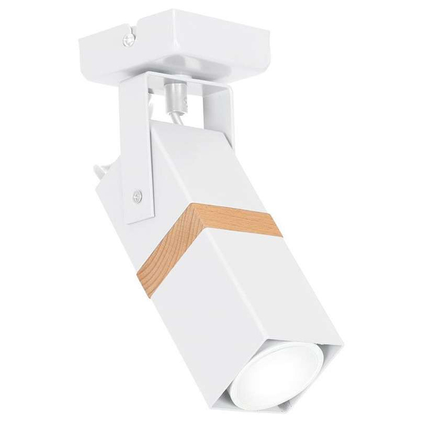 Plafon LAMPA sufitowa VIDAR MLP5405 Milagro regulowana OPRAWA prostokątny KINKIET reflektorek biały