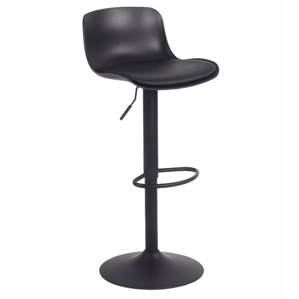 Krzesło barowe z regulacją STOR KH010100939 czarne