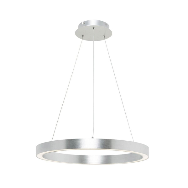 LAMPA wisząca CARLO PL200910-500-SL Zumaline loftowa OPRAWA metalowa LED 40W 4000K zwis srebrny