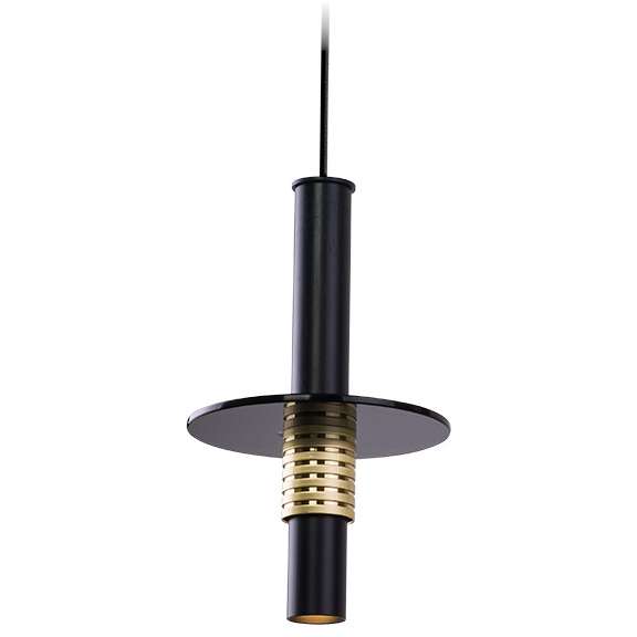 LAMPA wisząca ALVITO 0531 Amplex metalowa OPRAWA w stylu loftowym zwis czarny złoty