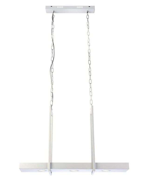 Rustykalna LAMPA belka TRAY 106124 Markslojd metalowa OPRAWA wisząca LED 9W 3000K zwis prostokątny biały