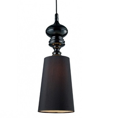 Industrialna lampa wisząca Baroco czarna nad stolik