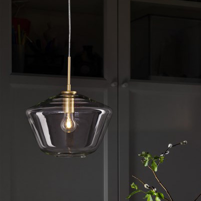 Loftowa LAMPA wisząca TULUA LE41794 Luces Exclusivas skandynawska OPRAWA szklany zwis przezroczysty