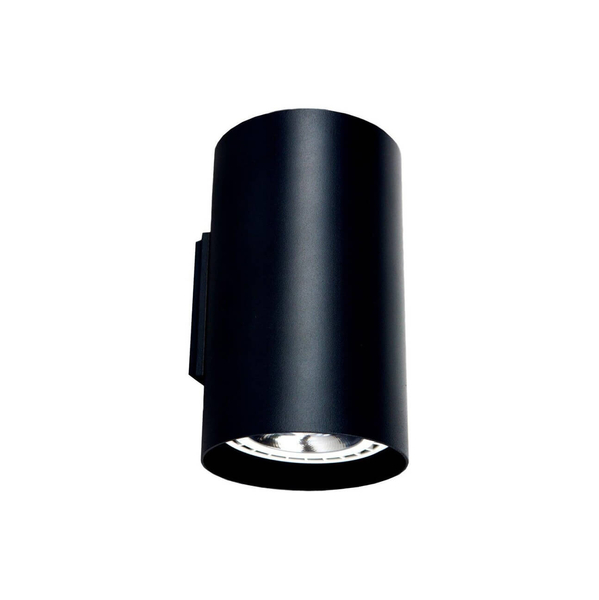 Ścienna lampa biurowa Tube 9320 czarny kinkiet tuba metalowa