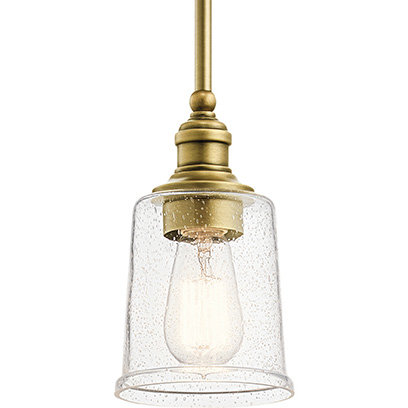 Industrialna lampa wisząca KL-WAVERLY-MP-NBR z kropelkami mosiądz
