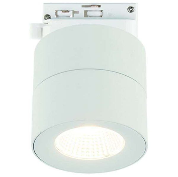 LAMPA sufitowa Mone Bianco Track Orlicki Design metalowa OPRAWA LED 7W 3000K do systemu szynowego 1-fazowego biała