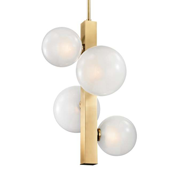 LAMPA wisząca CG4BALLS COPEL metalowa OPRAWA na łańcuchu ZWIS szklane kule balls złote białe