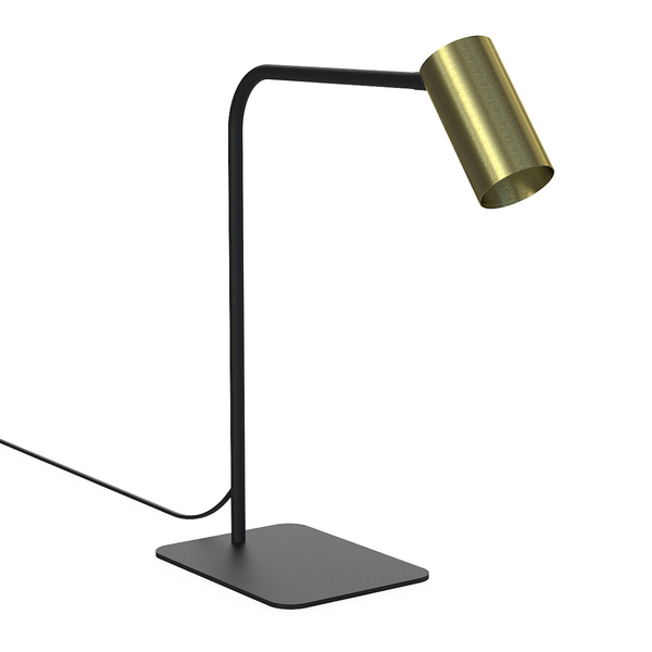 Lampka z regulacją Mono 7710 stojąca lampa czarna do gabinetu