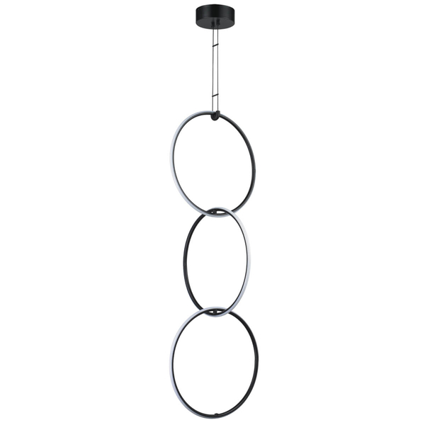 Pierścieniowy zwis Coco ST-10339P/3H Step LED 43W 3000K koła czarne