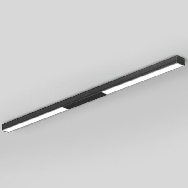 Listwa przysufitowa Pietra 3133A2103-22 Elkim LED 36W 3000K futurystyczna czarna