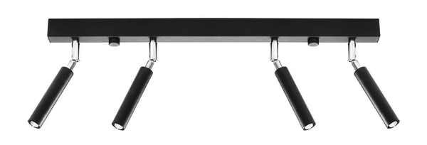 LAMPA sufitowa SL.0900 metalowa OPRAWA tuby regulowane loftowe czarne