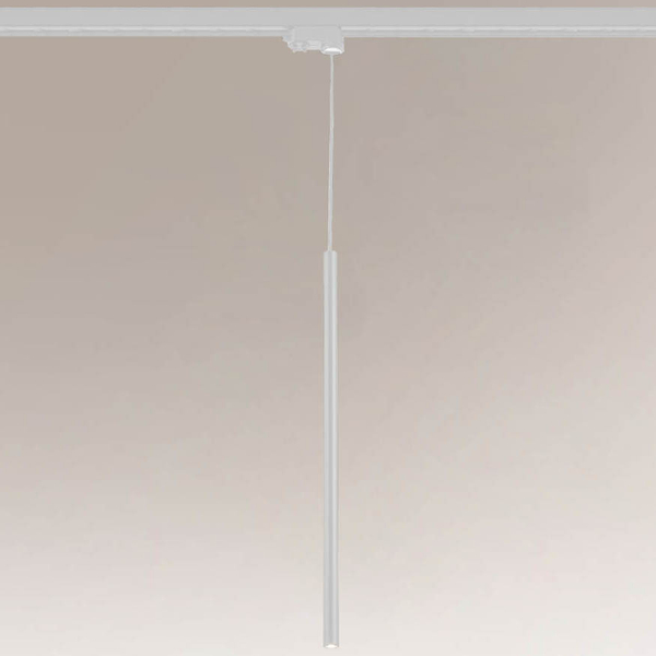 Loftowa LAMPA wisząca KOSAME 7959 Shilo metalowa OPRAWA zwis do systemu szynowego biały