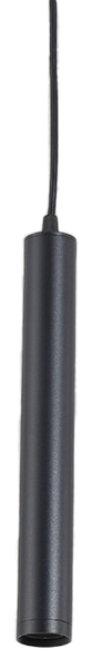 Lampa sufitowa Kerry AZ5203 10W tuba do systemu szynowego 1-faz czarna 