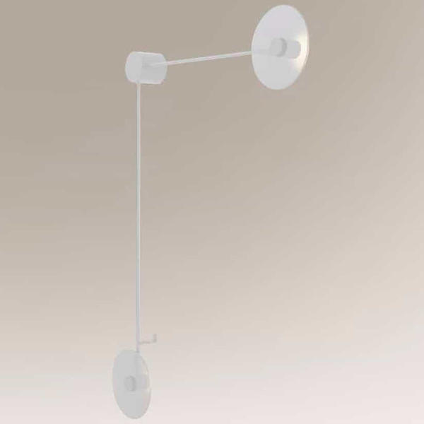 Kinkiet LAMPA ścienna FURANO 7819 Shilo loftowa OPRAWA metalowa LED 12W 3000K pręty amadeo białe