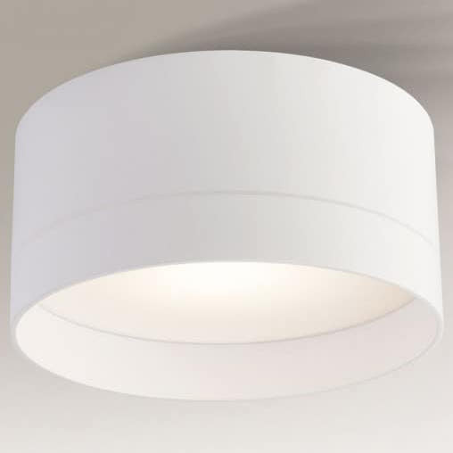 Plafon LAMPA sufitowa TOSA 7728 Shilo okrągła OPRAWA metalowa do łazienki IP44 biała