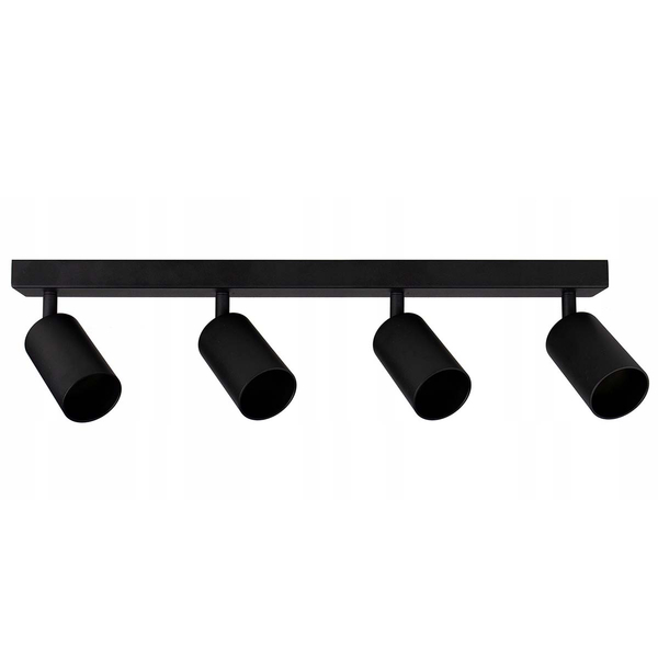 Kierunkowy plafon jadalniany SLP8175 minimalistyczne tuby czarne