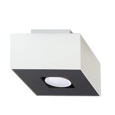 Downlight LAMPA sufitowa SOL SL066 kwadratowa OPRAWA metalowa biała