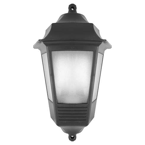 Elewacyjna LAMPA ścienna BEGONYA4 03142 Ideus zewnętrzna OPRAWA latarenka na taras outdoor IP44 czarna laterna