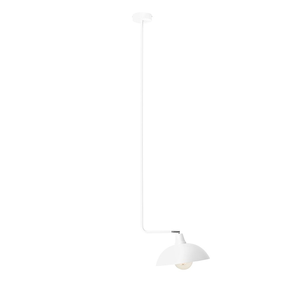 Loftowa lampa wisząca Espace biały reflektorek do kuchni