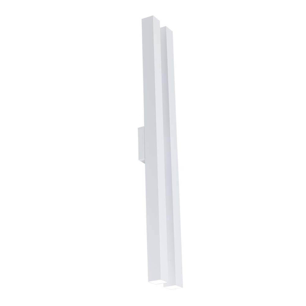 Kinkiet LAMPA ścienna DOHA 7493 Shilo metalowa OPRAWA 4-punktowa prostokątna biała